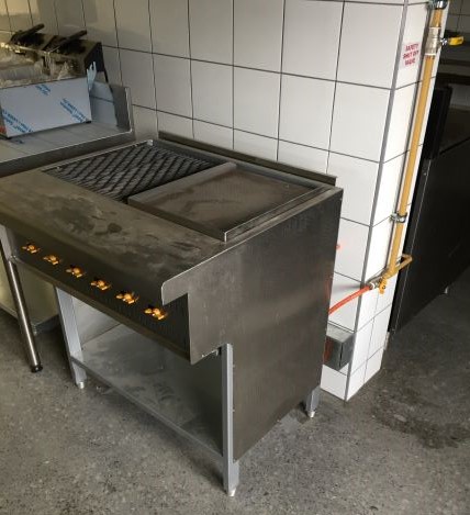 Open gas braai