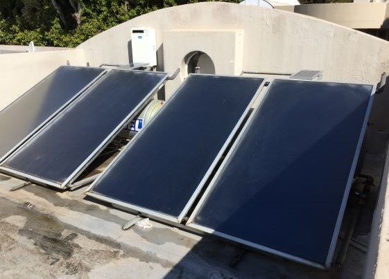 Solar geysers with gas water heater back-up