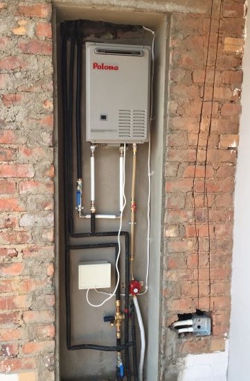 Solar to gas installation